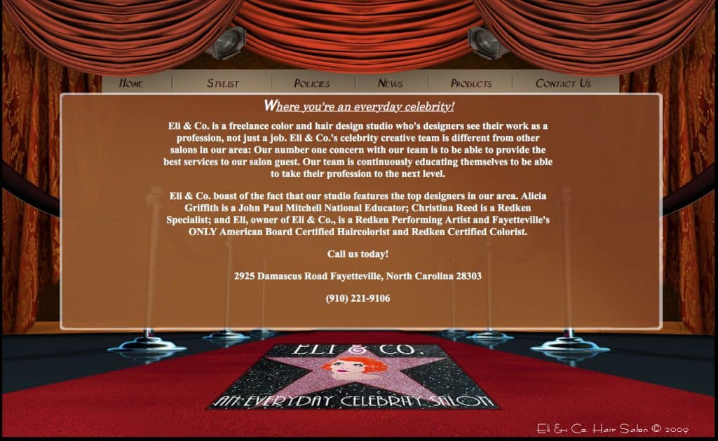 Eli and Company Website