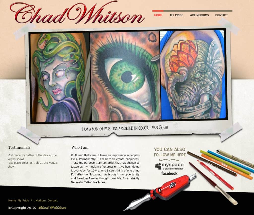 Chad Whitson Website